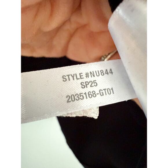 Madewell | NWT | (Re)generative Cotton Essential High-Neck Tank Jet Black | Sz S - Picture 6 of 8